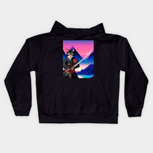 Cattana - Cat with Katana Kids Hoodie